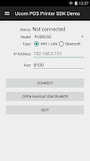 Ucom POS Printer SDK Demo 포스터