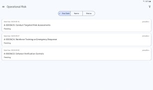 برنامه‌نما Accelerate® Operational Risk عکس از صفحه