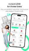 4 Schermata BNESIM: L'app eSim e chiamate