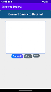 Binary Decimal Converter Ekran Görüntüsü 4