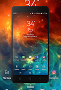 برنامه‌نما Galaxy Wallpaper عکس از صفحه
