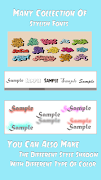 برنامه‌نما Stylish Text - Fancy Text عکس از صفحه