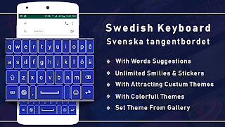 Papan ketik Swedia poster