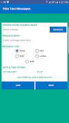 Fake Text Messages syot layar 1