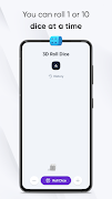 3D Roll Dice تصوير الشاشة 3