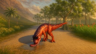 Carnotaurus qui parle Affiche