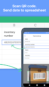 Spreadsheet data entry captura de pantalla 3