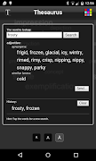 Thesaurus screenshot 1