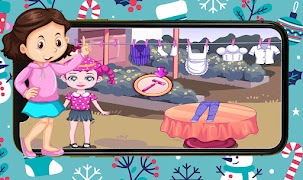 غسيل الملابس ونشرها العاب بنات Screenshot 2