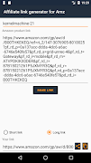 برنامه‌نما Affiliate link generator for A عکس از صفحه