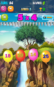Multiplication Balloons syot layar 2