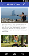 Calisthenics (LOWER BODY EXERCISES) poster