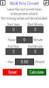 Work Time Convert-poster