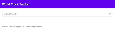 برنامهنما World Clock Tracker عکس از صفحه