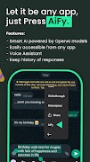 AiFy: Instant AI Tool captura de pantalla 2