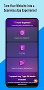 M-Express : Website to App screenshot 4