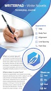 WriterPad – Write Novels, Scre plakat