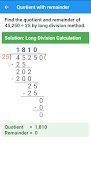Math Long Division Pro imagem de tela 2
