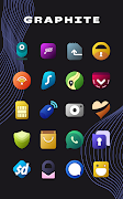 Graphite Icon Pack скриншот 2