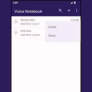 Voice notebook imagem de tela 2
