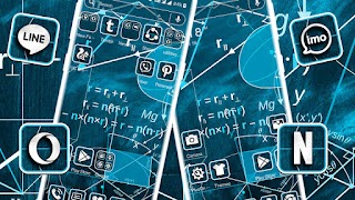 Mathematics Theme Launcher imagem de tela 2