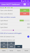 Linear MQTT Dashboard ảnh chụp màn hình 2