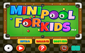 Mini Pool for Kids ảnh chụp màn hình 4