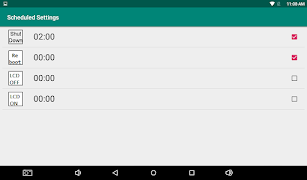 Scheduled Settings Ekran Görüntüsü 7