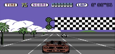 C64 Out Run โปสเตอร์