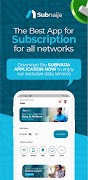 Subnaija: cheap data, airtime poster