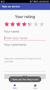 Rate our service Ekran Görüntüsü 1