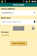 Note Email স্ক্রিনশট 5