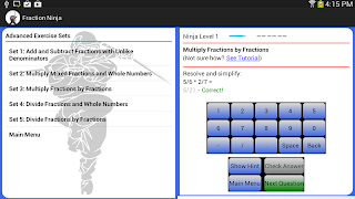 Fraction Ninja ภาพหน้าจอ 5