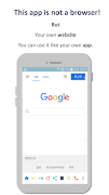WebToApp- WebApp maker, Homepa পোস্টার