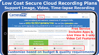 برنامه‌نما Mobile Security Camera (FTP) عکس از صفحه