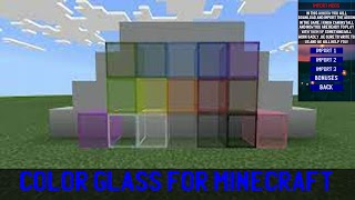 برنامه‌نما Color Glass Mod Minecraft PE عکس از صفحه