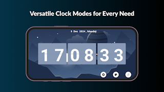 Flip Clock - Desk Clock screenshot 2