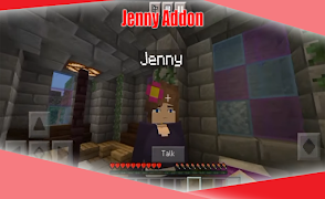 Minecraft Jenny Addon Mod captura de pantalla 4