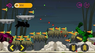 Runner Rabbit 2D imagem de tela 1