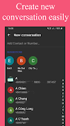 Messages: SMS Text + MMS imagem de tela 7