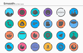 Smooth - Icon Pack captura de pantalla 3