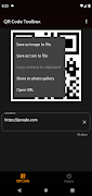 برنامه‌نما QR Code Toolbox عکس از صفحه