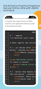 Learn SQLAlchemy- Python Query capture d'écran 6