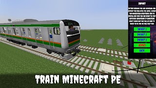 Train Mod for Minecraft PE imagem de tela 4