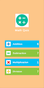 Math Quiz poster