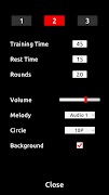 4 Schermata Tabata Timer