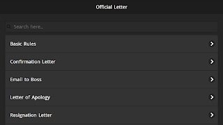 برنامه‌نما All Letter Writing Sample عکس از صفحه