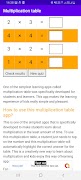 Multiplication Table learning screenshot 2