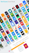 Verticons icon pack - Basic スクリーンショット 2