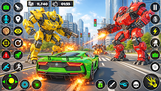 Robot Game: Transform & Combat تصوير الشاشة 2